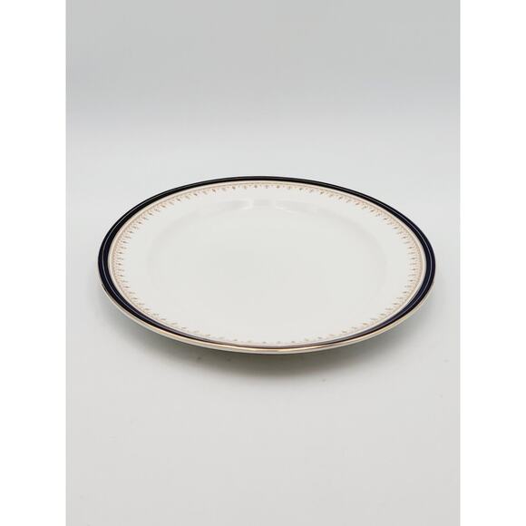 Aynsley Leighton Cobalt Smooth Oval Serving Platter 13.5" Rare - Picture 4 of 8